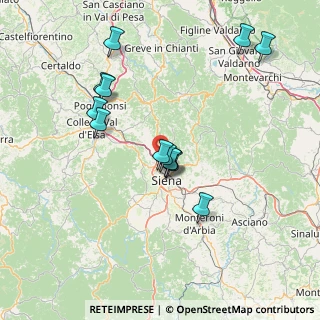 Mappa SR 222 Chiantigiana, 50012 Monteriggioni SI, Italia (14.51538)