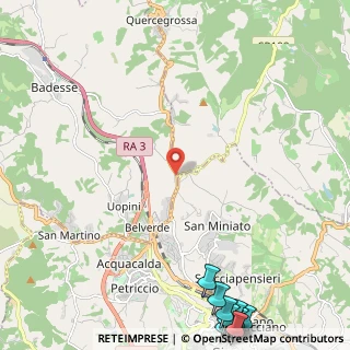 Mappa SR 222 Chiantigiana, 50012 Monteriggioni SI, Italia (4.23833)