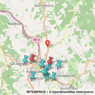 Mappa SR 222 Chiantigiana, 50012 Monteriggioni SI, Italia (2.60545)