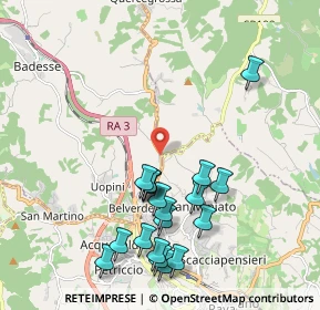 Mappa SR 222 Chiantigiana, 50012 Monteriggioni SI, Italia (2.20737)