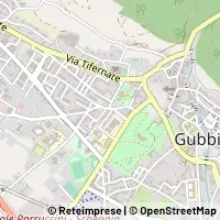 Mapa Gubbio