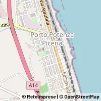 Map Potenza Picena