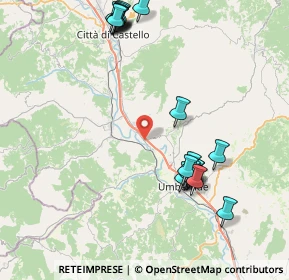 Mappa Via Gandhi - Zona Ind.le, 06012 Montone PG, Italia (9.4355)