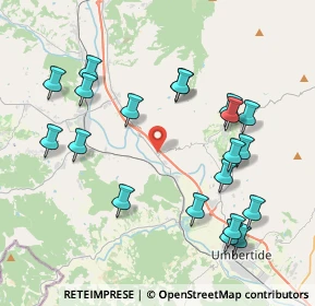 Mappa Via Gandhi - Zona Ind.le, 06012 Montone PG, Italia (4.478)