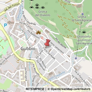 Mappa Corso Giuseppe Garibaldi, 37, 06024 Gubbio, Perugia (Umbria)