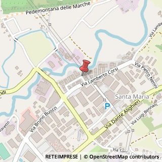 Mappa Via Lamberto Corsi, 28, 60044 Fabriano, Ancona (Marche)