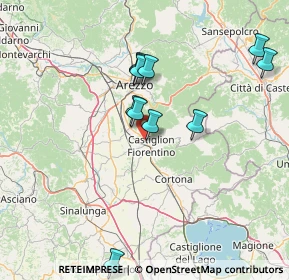 Mappa Via del Pero, 52043 Castiglion fiorentino AR, Italia (17.22833)