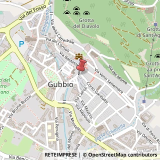 Mappa Corso Giuseppe Garibaldi, 2, 06024 Gubbio, Perugia (Umbria)