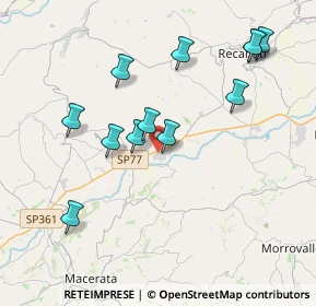 Mappa Via Maestri del Lavoro, 62019 Recanati MC, Italia (4.00583)