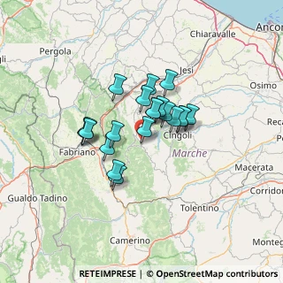 Mappa Strada Provinciale, 62021 Poggio San Vicino MC, Italia (9.5765)