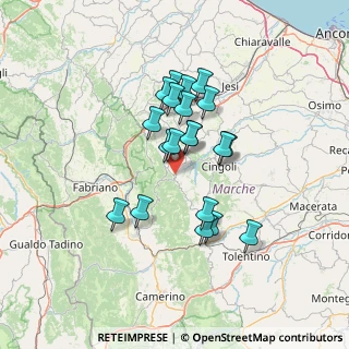 Mappa Strada Provinciale, 62021 Apiro MC, Italia (11.3855)