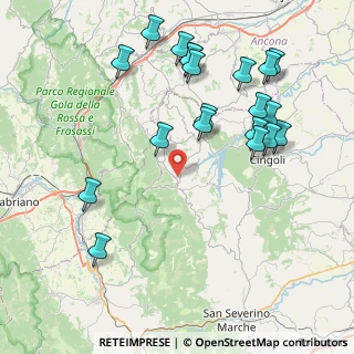 Mappa Strada Provinciale, 62021 Poggio San Vicino MC, Italia (9.401)