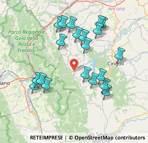 Mappa Strada Provinciale, 62021 Apiro MC, Italia (7.742)