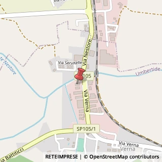 Mappa Via Zona Industriale, 06019 Umbertide, Perugia (Umbria)