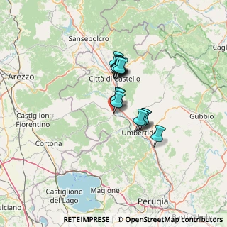 Mappa Umbertide, 06018 Montone PG, Italia (9.28118)