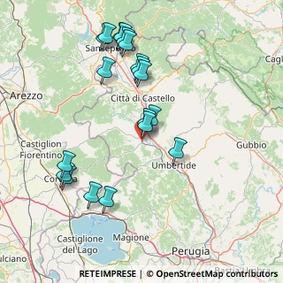 Mappa Umbertide, 06018 Montone PG, Italia (17.18211)