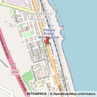 Mappa Viale Regina Margherita, 144, 62018 Potenza Picena, Macerata (Marche)