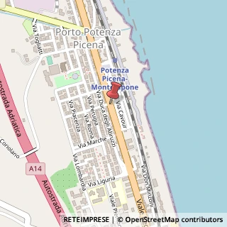 Mappa Viale Regina Margherita,  87, 62018 Potenza Picena, Macerata (Marche)