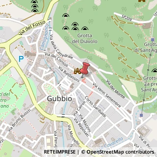Mappa Piazza Grande, 9, 06024 Gubbio, Perugia (Umbria)