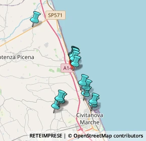 Mappa S.s. 16 sud, 62018 Potenza Picena MC, Italia (2.94938)