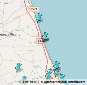 Mappa S.s. 16 sud, 62018 Potenza Picena MC, Italia (6.02455)