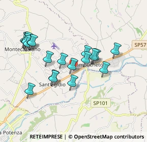 Mappa Località Villa Mattei, 62010 Montecassiano MC, Italia (1.848)