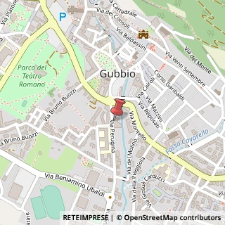 Mappa Via Perugina, 35, 06024 Gubbio, Perugia (Umbria)