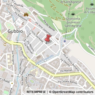 Mappa Corso Giuseppe Garibaldi, 95/a, 06024 Gubbio, Perugia (Umbria)