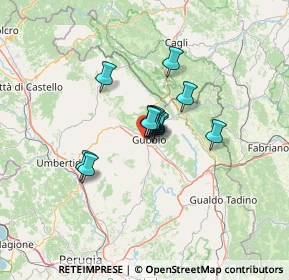 Mappa Via del Bottagnone, 06024 Gubbio PG, Italia (7.35846)
