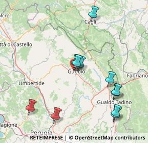 Mappa Via del Bottagnone, 06024 Gubbio PG, Italia (17.38818)