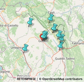 Mappa Via del Bottagnone, 06024 Gubbio PG, Italia (10.02182)