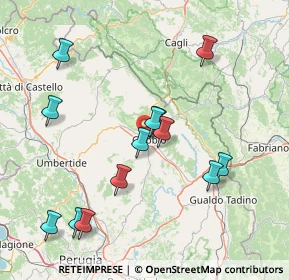 Mappa Via del Bottagnone, 06024 Gubbio PG, Italia (16.51923)