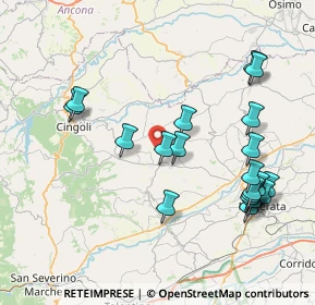 Mappa Contrada Schito, 62010 Treia MC, Italia (8.927)