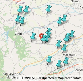 Mappa Contrada Schito, 62010 Treia MC, Italia (8.463)