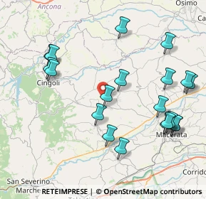 Mappa Contrada Schito, 62010 Treia MC, Italia (9.367)