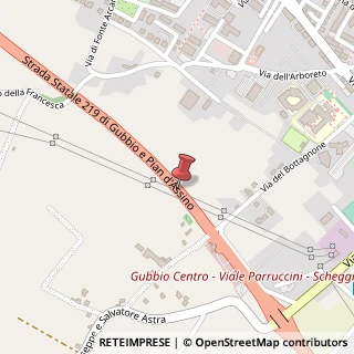 Mappa Strada Statale della Contessa, 28, 06024 Gubbio, Perugia (Umbria)
