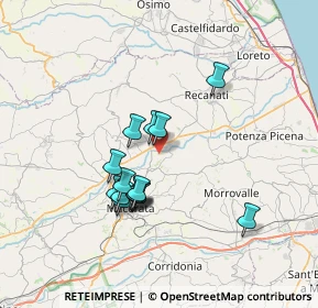 Mappa Loc. Acque Salate, 62100 Macerata MC, Italia (6.14867)