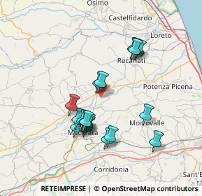 Mappa Loc. Acque Salate, 62100 Macerata MC, Italia (6.73842)