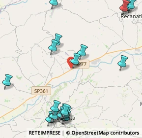 Mappa Villa Mattei, 62010 Montecassiano MC, Italia (5.782)