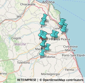 Mappa Villa, 62010 Montecassiano MC, Italia (9.546)