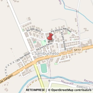 Mappa Via Enrico Fermi, 9 B, 62010 Montecassiano, Macerata (Marche)