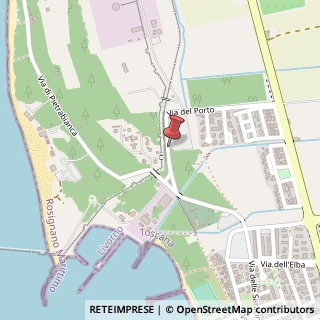 Mappa Via del Porto, 57016 Vada LI, Italia, 57016 Rosignano Marittimo, Livorno (Toscana)