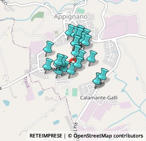 Mappa Via Ugo Foscolo, 62010 Appignano MC, Italia (0.28846)