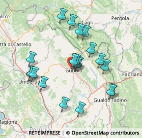 Mappa Via Raffaello Sanzio, 06024 Gubbio PG, Italia (14.4785)