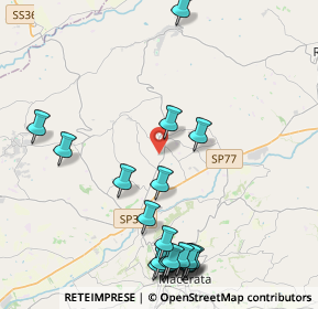 Mappa Località Salimbeni, 62010 Montecassiano MC, Italia (5.269)