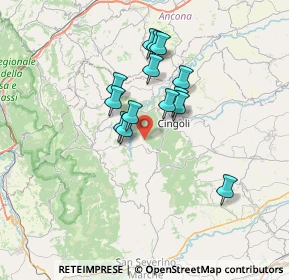 Mappa Località Panicali, 62011 Cingoli MC, Italia (5.55357)