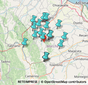 Mappa Località Panicali, 62011 Cingoli MC, Italia (10.7875)