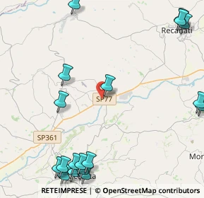 Mappa SS 77 Val Di Chienti Km 101+036, 62010 Sambucheto MC, Italia (6.54947)