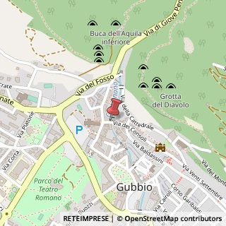 Mappa Via dei Consoli, 13, 06024 Gubbio, Perugia (Umbria)