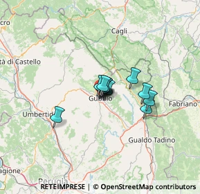 Mappa Via Nicola Vantaggi, 06024 Gubbio PG, Italia (6.515)